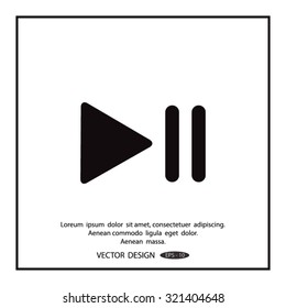 Stop,play,pause web icons