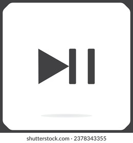 Stop,play,pause web icons on background