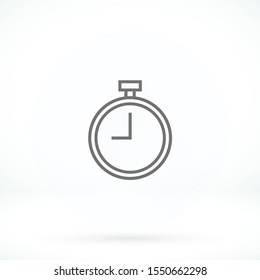 stopwatch 10 eps bond icon design vector graphic