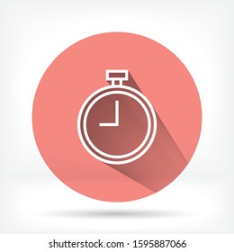 stopwatch 10 eps bond icon design vector graphic