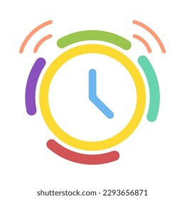 Stopwatch abstract vector icon. Color clock vector. Modern stylish vector timer icon. Web icon for design.