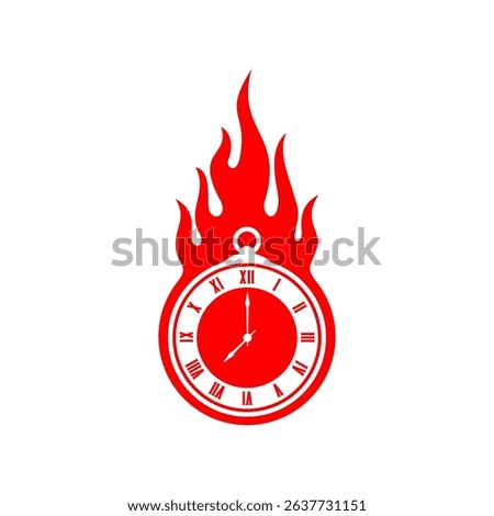 stopwatch caught fire, fire time