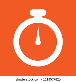 Stopwatch, chronometer icon, stock vector illustration, EPS10.