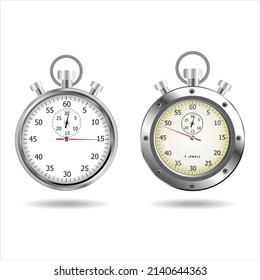Stopwatch or Chronometer isolated on white background