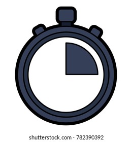 stopwatch or chronometer time icon image 