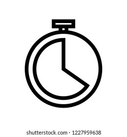 Stopwatch, clock icon