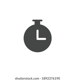 Stoppuhr- und Uhrensymbol für Finanzwebseiten, Apps und anderen elektronischen Geschäftsverkehr