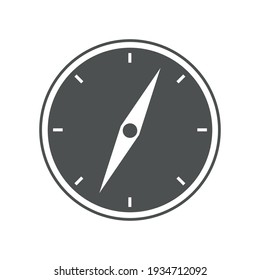 
Stopwatch clock. Vector graphics on a white background.