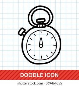 stopwatch color doodle