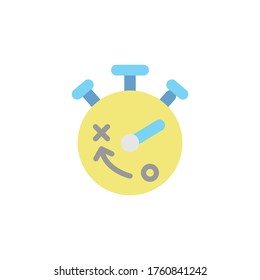 Stopwatch colored icon. Simple colored element illustration. Stopwatch concept symbol design from Business strategy set. Can be used for web and mobile
