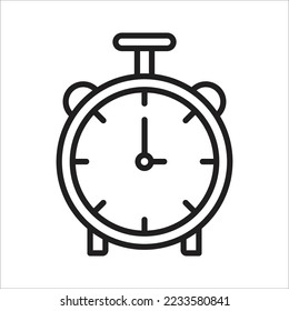 Icono de Stopwatch o Countdown. Periodo de tiempo. Icono de temporizador. Vector editable