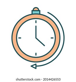stopwatch counter time isolated icon