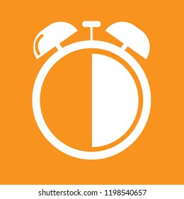 Stopwatch, deadline, clock icon, Stock vector illustration, EPS10. 