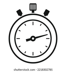 Stopwatch deadline icon simple vector. Watch clock. Timer countdown