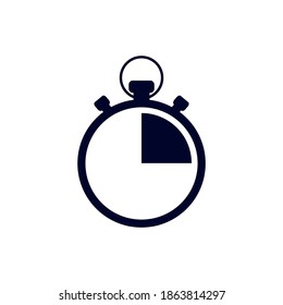 Stopwatch design vector, Fitness equipment icon concept, Creative Gym Symbol, Illustration