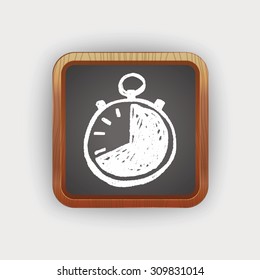 stopwatch doodle