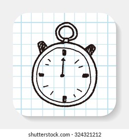 stopwatch doodle