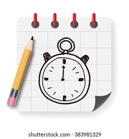 stopwatch doodle