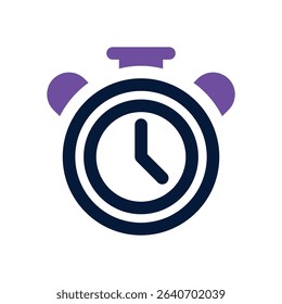stopwatch duotone icon. Sleek and modern vector icon for websites, mobile apps, marketing materials, and corporate design. Fully scalable and ready to use.