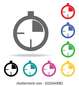 Stopwatch. Element of sport multi colored icon for mobile concept and web apps. Icon for website design and development, app development. Premium icon on white background