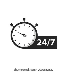 Stopwatch. Express Delivery .icon Vector ilustración eps10