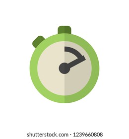 stopwatch flat vector icon