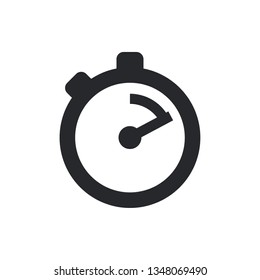 stopwatch flat vector icon