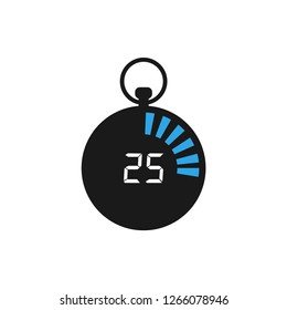 Stopwatch graphic icon design template illustration isolated