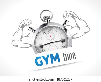 Stopwatch - GYM time concept