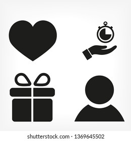Stopwatch in hand icon