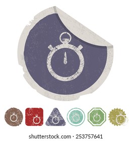 Stopwatch icon.