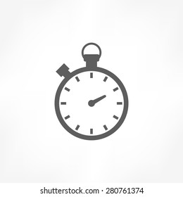 stopwatch icon - Shutterstock ID 280761374