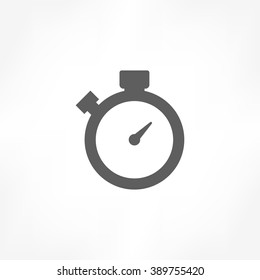 stopwatch icon - Shutterstock ID 389755420
