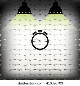 Stopwatch icon.