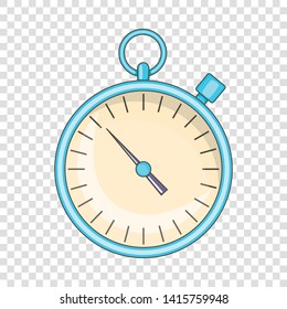 Stopwatch icon. Cartoon illustration of stopwatch vector icon for web design