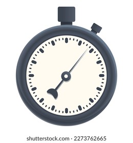 Stopwatch icon cartoon vector. Time clock. Stop time