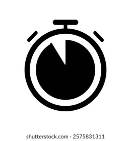 stopwatch icon, checking the time