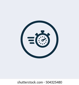 Stopwatch Icon. Chronometer Icon