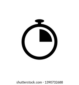Stopwatch icon collection, flat design