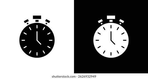 Stopwatch icon concept, vector illustration