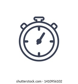 Stopwatch icon countdown, sport vector eps