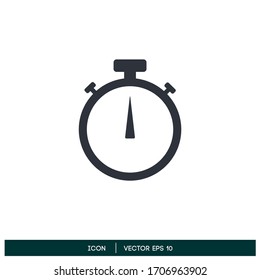 stopwatch icon countdown symbol design element vector eps 10