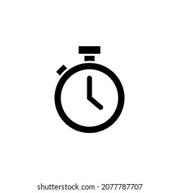 Icono de Stopwatch. Icono de línea de salida ilustración vectorial