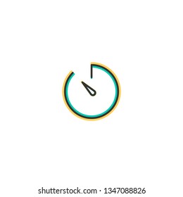 Stopwatch icon design. Essential icon vector illustration
