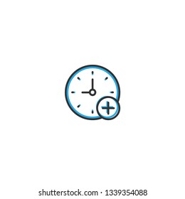 Stopwatch icon design. Interaction icon line vector illustration design