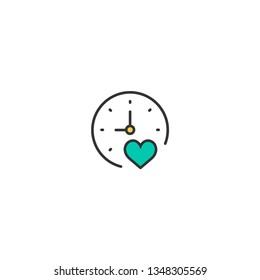 Stopwatch icon design. Interaction icon vector illustration