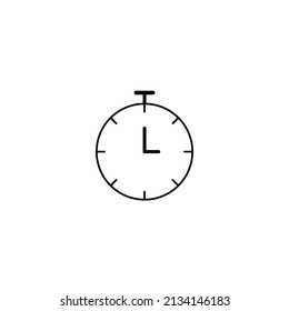 stopwatch icon design template illustration
 Vector illustration of timer icon