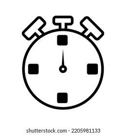 stopwatch icon design template illustration