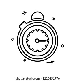 Stopwatch icon design vector