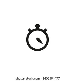 STOPWATCH ICON DESIGN , VECTOR EPS10